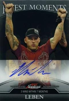 2011 Finest UFC - Finest Moments Autographs #FMA-CL Chris Leben Front