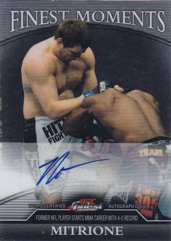 2011 Finest UFC - Finest Moments Autographs #FMA-MM Matt Mitrione Front