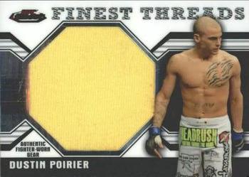 2011 Finest UFC - Finest Threads Jumbo Fighter Relics #JR-RB Dustin Poirier Front