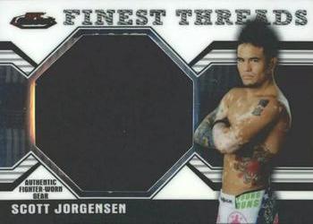2011 Finest UFC - Finest Threads Jumbo Fighter Relics #JR-SJ Scott Jorgensen Front
