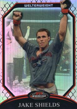 2011 Finest UFC - Refractors #7 Jake Shields Front