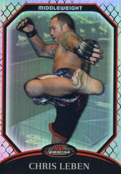 2011 Finest UFC - Refractors #15 Chris Leben Front