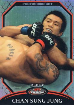 2011 Finest UFC - Refractors #64 Chan Sung Jung Front