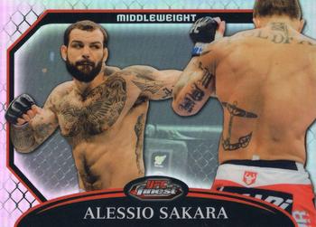 2011 Finest UFC - Refractors #89 Alessio Sakara Front