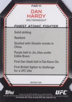 2011 Finest UFC - Atomic Refractors #FAR-11 Dan Hardy Back