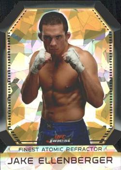2011 Finest UFC - Atomic Refractors #FAR-14 Jake Ellenberger Front