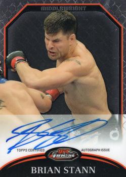 2011 Finest UFC - Autographs #A-BST Brian Stann Front