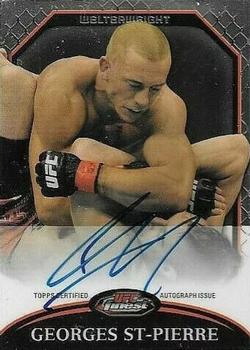2011 Finest UFC - Autographs #A-GSP Georges St-Pierre Front
