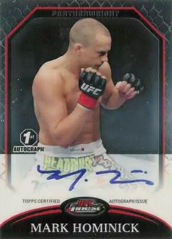 2011 Finest UFC - Autographs #A-MH Mark Hominick Front