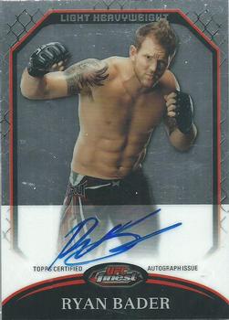 2011 Finest UFC - Autographs #A-RB Ryan Bader Front