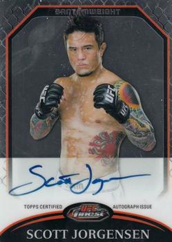 2011 Finest UFC - Autographs #A-SJ Scott Jorgensen Front