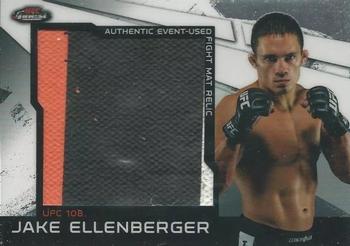 2011 Finest UFC - Jumbo Fight Mat Relics #MR-JE Jake Ellenberger Front