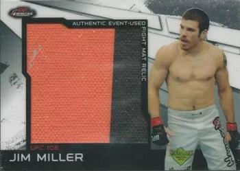 2011 Finest UFC - Jumbo Fight Mat Relics #MR-JM Jim Miller Front