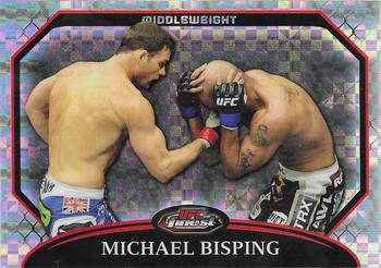2011 Finest UFC - X-Fractors #18 Michael Bisping Front