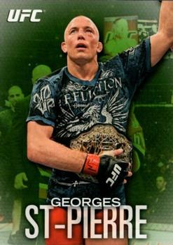 2012 Topps UFC Knockout - Green #100 Georges St-Pierre Front