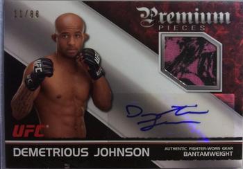2012 Topps UFC Knockout - Premium Pieces Relics Autographs #APP-DJ Demetrious Johnson Front