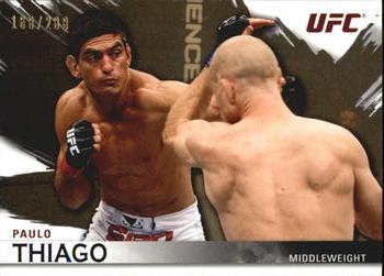 2010 Topps UFC Knockout - Gold #43 Paulo Thiago Front