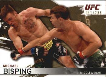 2010 Topps UFC Knockout - Gold #54 Michael Bisping Front