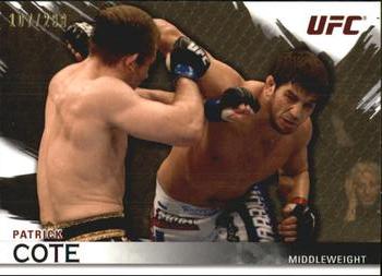 2010 Topps UFC Knockout - Gold #62 Patrick Cote Front