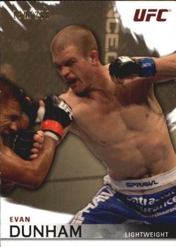 2010 Topps UFC Knockout - Gold #91 Evan Dunham Front