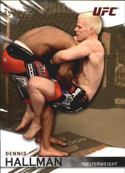 2010 Topps UFC Knockout - Gold #111 Dennis Hallman Front