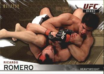 2010 Topps UFC Knockout - Gold #146 Ricardo Romero Front