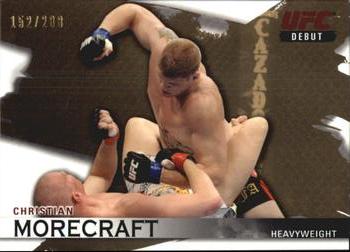 2010 Topps UFC Knockout - Gold #148 Christian Morecraft Front