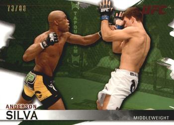 2010 Topps UFC Knockout - Green #14 Anderson Silva Front