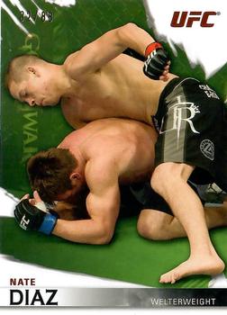 2010 Topps UFC Knockout - Green #65 Nate Diaz Front