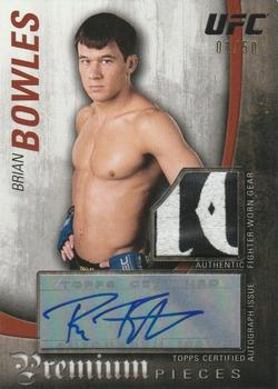 2010 Topps UFC Knockout - Premium Pieces Autograph Version #APP-BB Brian Bowles Front
