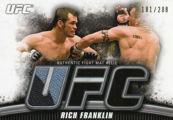 2010 Topps UFC Knockout - Fight Mat Relic #FM-RF Rich Franklin Front