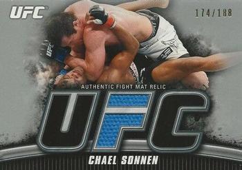 2010 Topps UFC Knockout - Fight Mat Relic Silver #FM-CS Chael Sonnen Front