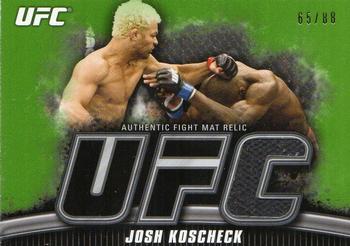 2010 Topps UFC Knockout - Fight Mat Relic Green #FM-JK Josh Koscheck Front