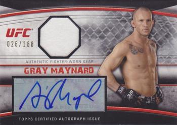 2010 Topps UFC Knockout - Autograph Fighter Relic #AFG-GM Gray Maynard Front