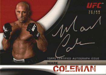 2010 Topps UFC Knockout - Full-Contact Autographs #FC-MC Mark Coleman Front