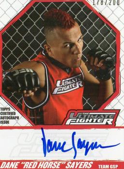 2010 Topps UFC Knockout - The Ultimate Fighter Autograph #TUFDS Dane Sayers Front
