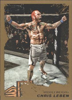 2011 Topps UFC Moment of Truth - Gold #12 Chris Leben Front