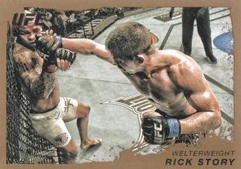 2011 Topps UFC Moment of Truth - Gold #14 Rick Story Front