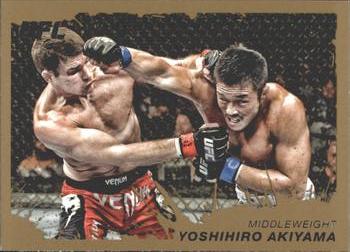 2011 Topps UFC Moment of Truth - Gold #22 Yoshihiro Akiyama Front