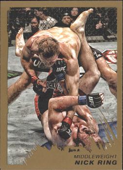 2011 Topps UFC Moment of Truth - Gold #32 Nick Ring Front