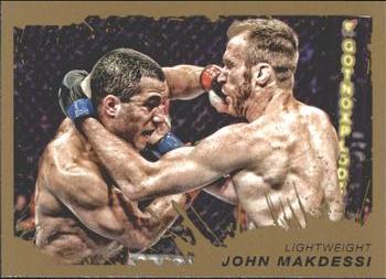2011 Topps UFC Moment of Truth - Gold #70 John Makdessi Front