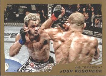 2011 Topps UFC Moment of Truth - Gold #102 Josh Koscheck Front