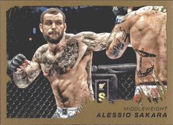 2011 Topps UFC Moment of Truth - Gold #106 Alessio Sakara Front