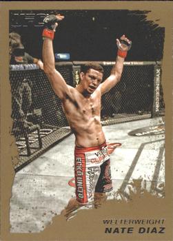 2011 Topps UFC Moment of Truth - Gold #125 Nate Diaz Front