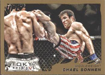 2011 Topps UFC Moment of Truth - Gold #126 Chael Sonnen Front
