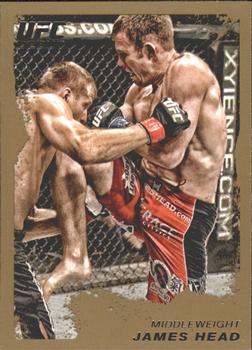 2011 Topps UFC Moment of Truth - Gold #183 James Head Front