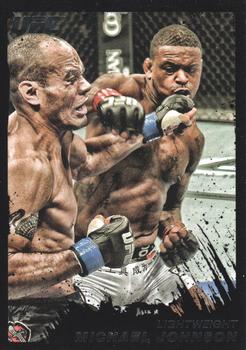2011 Topps UFC Moment of Truth - Onyx #4 Michael Johnson Front