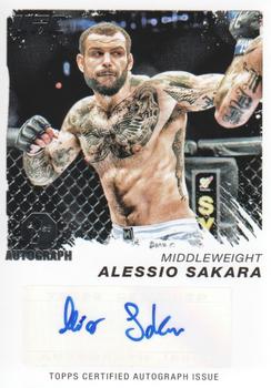 2011 Topps UFC Moment of Truth - Certified Signatures #CS-AS Alessio Sakara Front