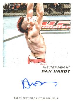 2011 Topps UFC Moment of Truth - Certified Signatures #CS-DHA Dan Hardy Front