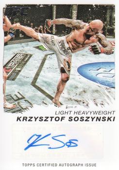 2011 Topps UFC Moment of Truth - Certified Signatures #CS-KS Krzysztof Soszynski Front